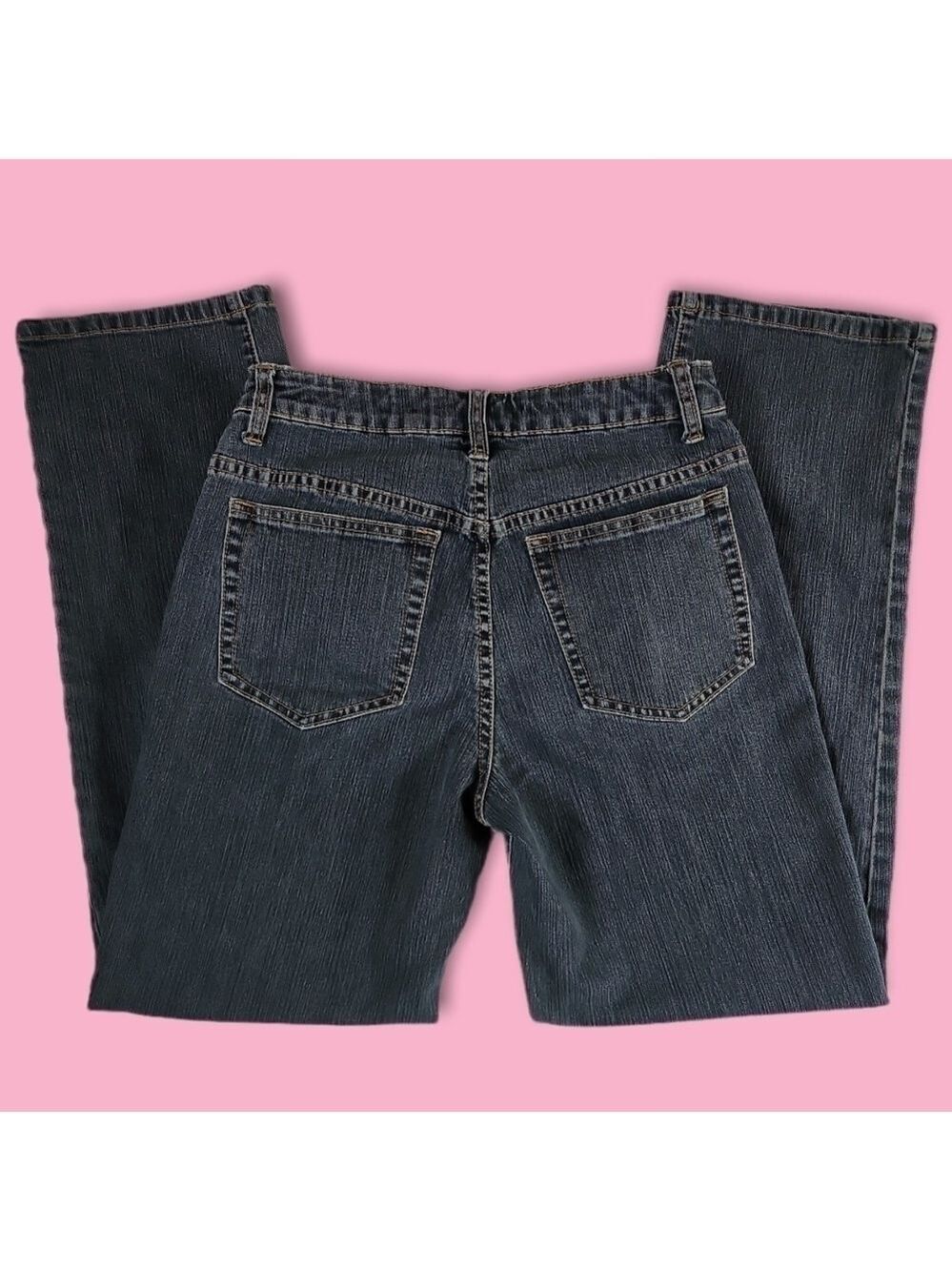 Vintage LA Blues High Rise Straight Leg Mom Jeans Size 2 Short - Picture 4 of 6